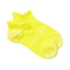 Women's Performance Chakra Tab Sock - Highlighter/White -ALO ACTIVEWEAR SALE A0049W 02808 b1 a1