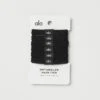 Untangled Hair Tie 6-Pack - Black -ALO ACTIVEWEAR SALE A0051U 01 b1 a1