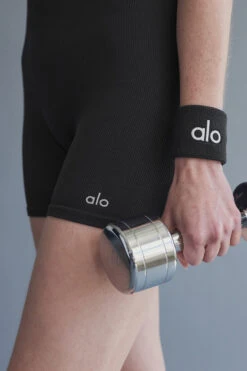 Glow Wristband (2-Pack) - Black -ALO ACTIVEWEAR SALE A0059U 01 b1 a2