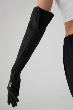 Sleek City Gloves - Black -ALO ACTIVEWEAR SALE A0184W 01 b1 s1 a1 1 m89