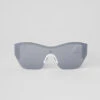 Stunner Sunglasses - Gunmetal/White