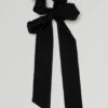 Love Knots Tie Scrunchie - Black -ALO ACTIVEWEAR SALE A0225U 01 1