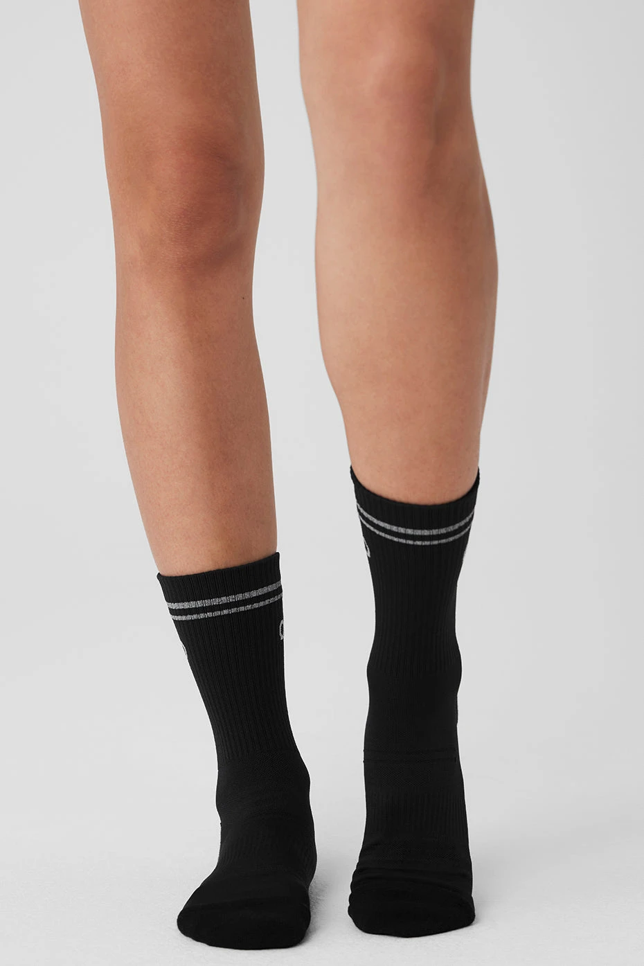 Unisex Half-Crew Performance Sock - Black 5 Unisex Half-Crew Performance Sock - Black - Image 3