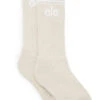 Unisex Throwback Sock - Bone/White 1 Unisex Throwback Sock - Bone/White -ALO ACTIVEWEAR SALE A0357U 03083 1