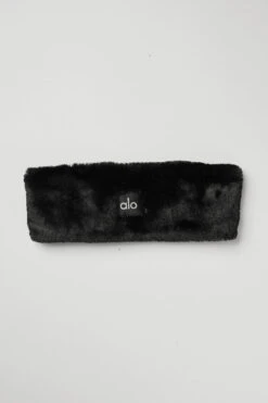 Faux Fur Ear Warmers - Black -ALO ACTIVEWEAR SALE A0397U 01 b1 a1 4282895d ee66 40a9 b603 9ce5e03248a0