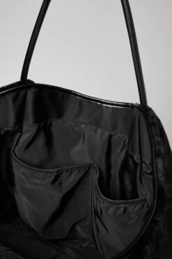 Faux Fur Tote Bag - Black 12 Faux Fur Tote Bag - Black -ALO ACTIVEWEAR SALE A0417U 01 b1 a4 2