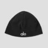 Performance Fleece Beanie - Black 2 Performance Fleece Beanie - Black -ALO ACTIVEWEAR SALE A0424U 01 b1 a1