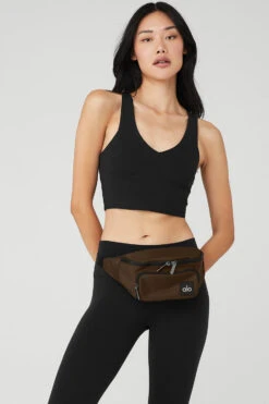 Explorer Fanny Pack - Espresso -ALO ACTIVEWEAR SALE A0465U 04064 b1 a1 m54