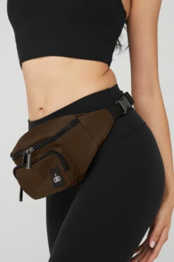 Explorer Fanny Pack - Espresso -ALO ACTIVEWEAR SALE A0465U 04064 b1 a4 m54
