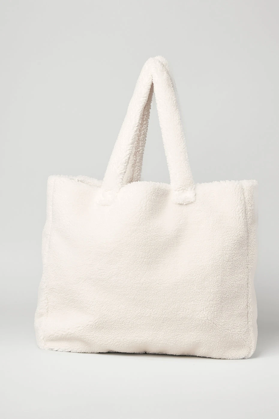 Foxy Sherpa Tote - Ivory 4 Foxy Sherpa Tote - Ivory - Image 2