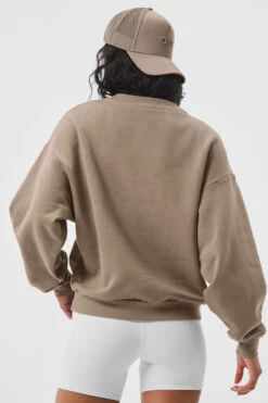 District Trucker Hat - Gravel -ALO ACTIVEWEAR SALE A0467U 01347 b1 s1 a4 12738112 1c40 42bd bb27 85fa98411576