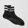 Women's Pulse Grip Sock - Black -ALO ACTIVEWEAR SALE A0485W 01 b1 a1