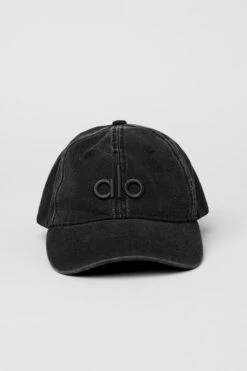 Washed Off-Duty Cap - Vintage Black 9 Washed Off-Duty Cap - Vintage Black -ALO ACTIVEWEAR SALE A0497U 02119 b1 a1