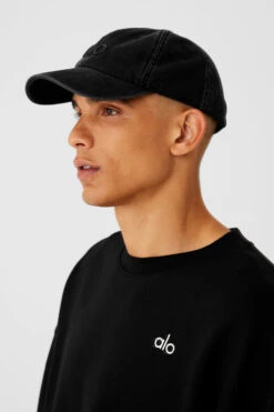 Washed Off-Duty Cap - Vintage Black 11 Washed Off-Duty Cap - Vintage Black -ALO ACTIVEWEAR SALE A0497U 02119 b1 a4 m100