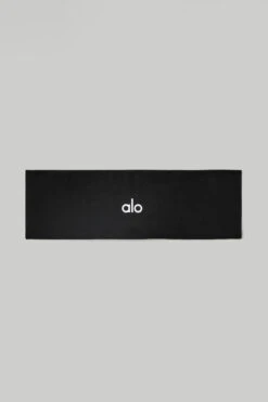 Performance Conquer Headband - Black -ALO ACTIVEWEAR SALE A0518U 01 b1 a1