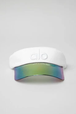 Airlift Solar Visor - White -ALO ACTIVEWEAR SALE A0684U 00 b1 a3