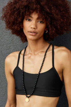 Black Onyx Mala Necklace 12 Black Onyx Mala Necklace -ALO ACTIVEWEAR SALE JSM0007 030704000 b3 m30