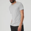 Triumph Raglan Tee - Athletic Heather Grey -ALO ACTIVEWEAR SALE M1133R 02910 b1 s3 a1 1 m92