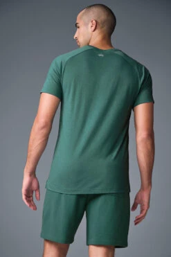 Triumph Raglan Tee - Winter Ivy -ALO ACTIVEWEAR SALE M1133R 05819 b1 s1 a2 1 m180