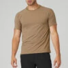 Idol Performance Tee - Gravel 2 Idol Performance Tee - Gravel -ALO ACTIVEWEAR SALE M1179R 01347 b1 s3 a1 1 m108