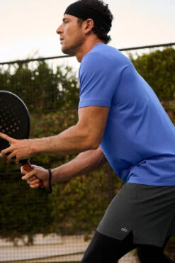 Conquer Reform Crewneck Short Sleeve - Marathon Blue 13 Conquer Reform Crewneck Short Sleeve - Marathon Blue -ALO ACTIVEWEAR SALE M1205R 06037 b2 s1 a1 m236