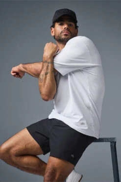 Double Take Short Sleeve - White 9 Double Take Short Sleeve - White -ALO ACTIVEWEAR SALE M1224R 00 b1 s3 a4 1 m195