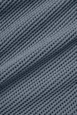 Open-Knit Polo - Steel Grey -ALO ACTIVEWEAR SALE M1229R 05541 b1 s1 a2 2 m180