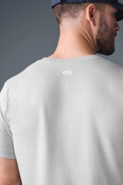 Triumph Tee - Athletic Heather Grey -ALO ACTIVEWEAR SALE M1257R 02910 b1 s3 a3 m226