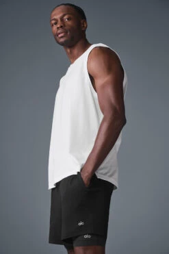 The Triumph Muscle Tank - White 8 The Triumph Muscle Tank - White -ALO ACTIVEWEAR SALE M2033R 00 b1 s1 a3 1 m221