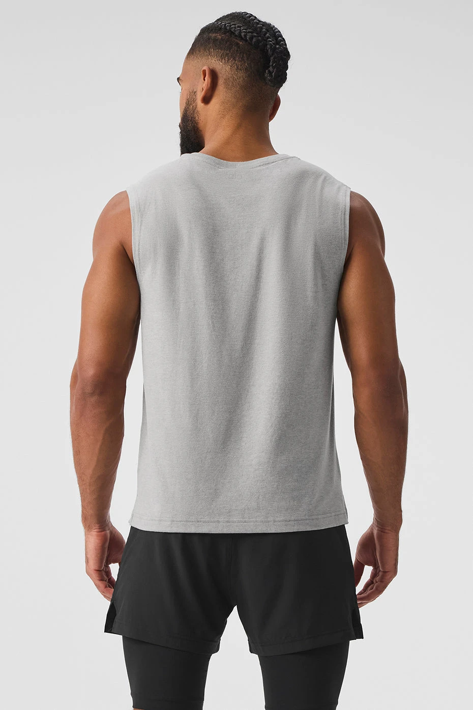 The Triumph Muscle Tank - Athletic Heather Grey 4 The Triumph Muscle Tank - Athletic Heather Grey - Image 2