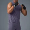 The Triumph Muscle Tank - Italian Plum -ALO ACTIVEWEAR SALE M2033R 05603 b1 s1 a1 1 m204