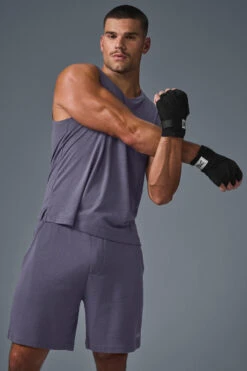 The Triumph Muscle Tank - Italian Plum -ALO ACTIVEWEAR SALE M2033R 05603 b1 s1 a3 1 m204