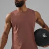 Conquer Muscle Tank - Chestnut 2 Conquer Muscle Tank - Chestnut -ALO ACTIVEWEAR SALE M2066R 03500 b1 s1 a1 1 m93