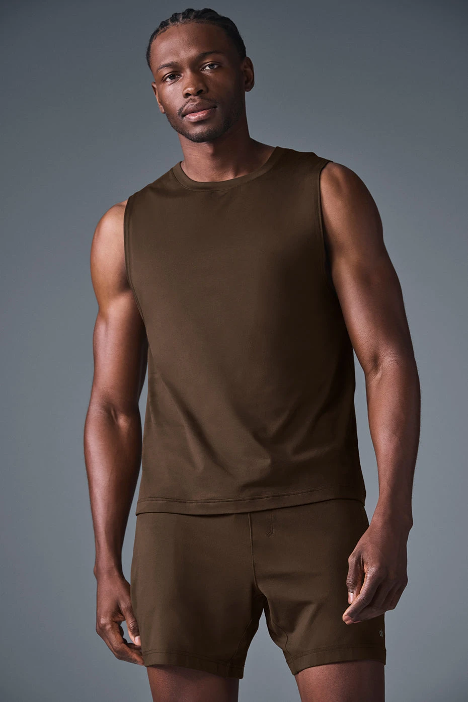 Conquer Muscle Tank - Espresso 3 Conquer Muscle Tank - Espresso