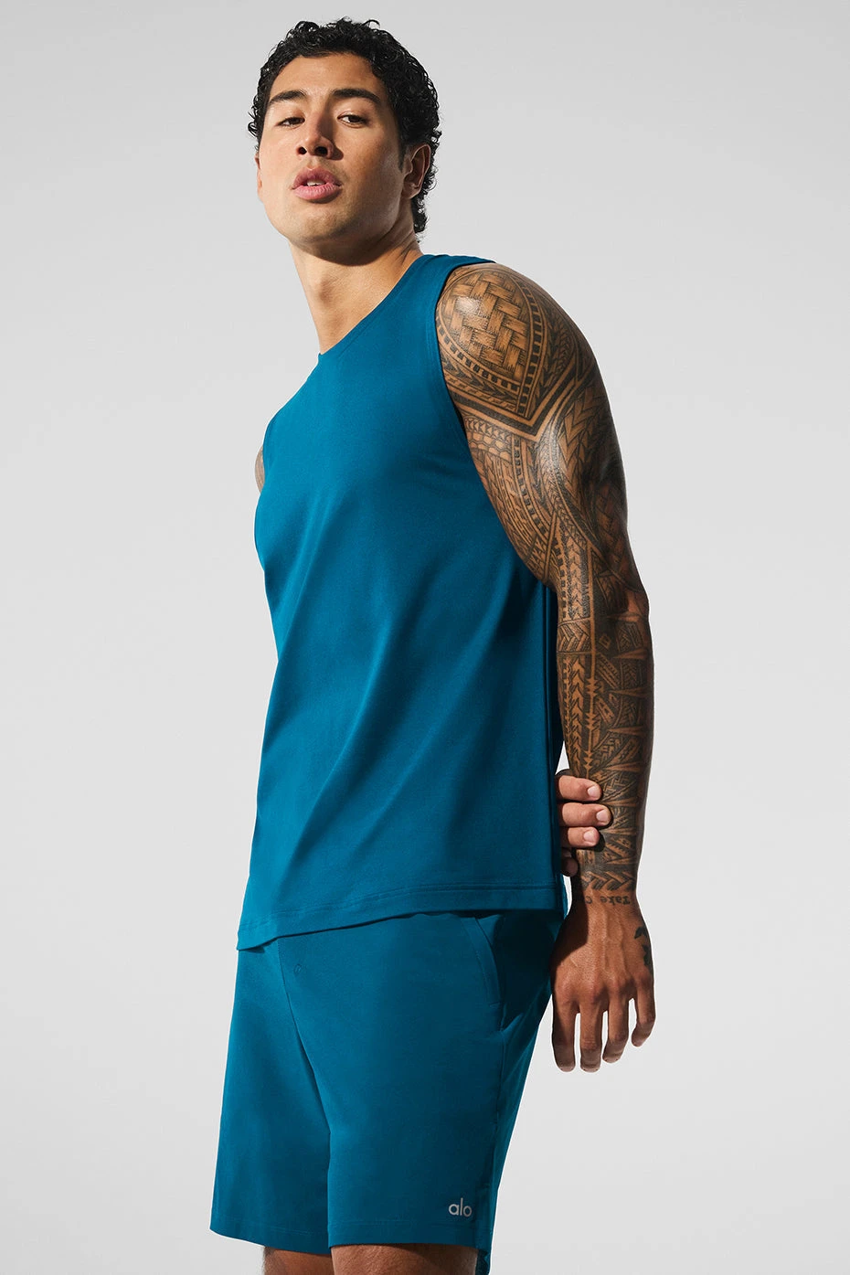 Conquer Muscle Tank - Eclipse Blue 5 Conquer Muscle Tank - Eclipse Blue - Image 3