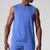 Conquer Muscle Tank - Marathon Blue -ALO ACTIVEWEAR SALE M2066R 06037 b1 s1 a001 1 m221