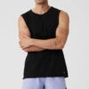 Society Raw Edge Tank - Black -ALO ACTIVEWEAR SALE M2069R 01 b1 s3 a1 1 m108 96d161c1 0ad0 4b28 bd2a 91e983a8395a