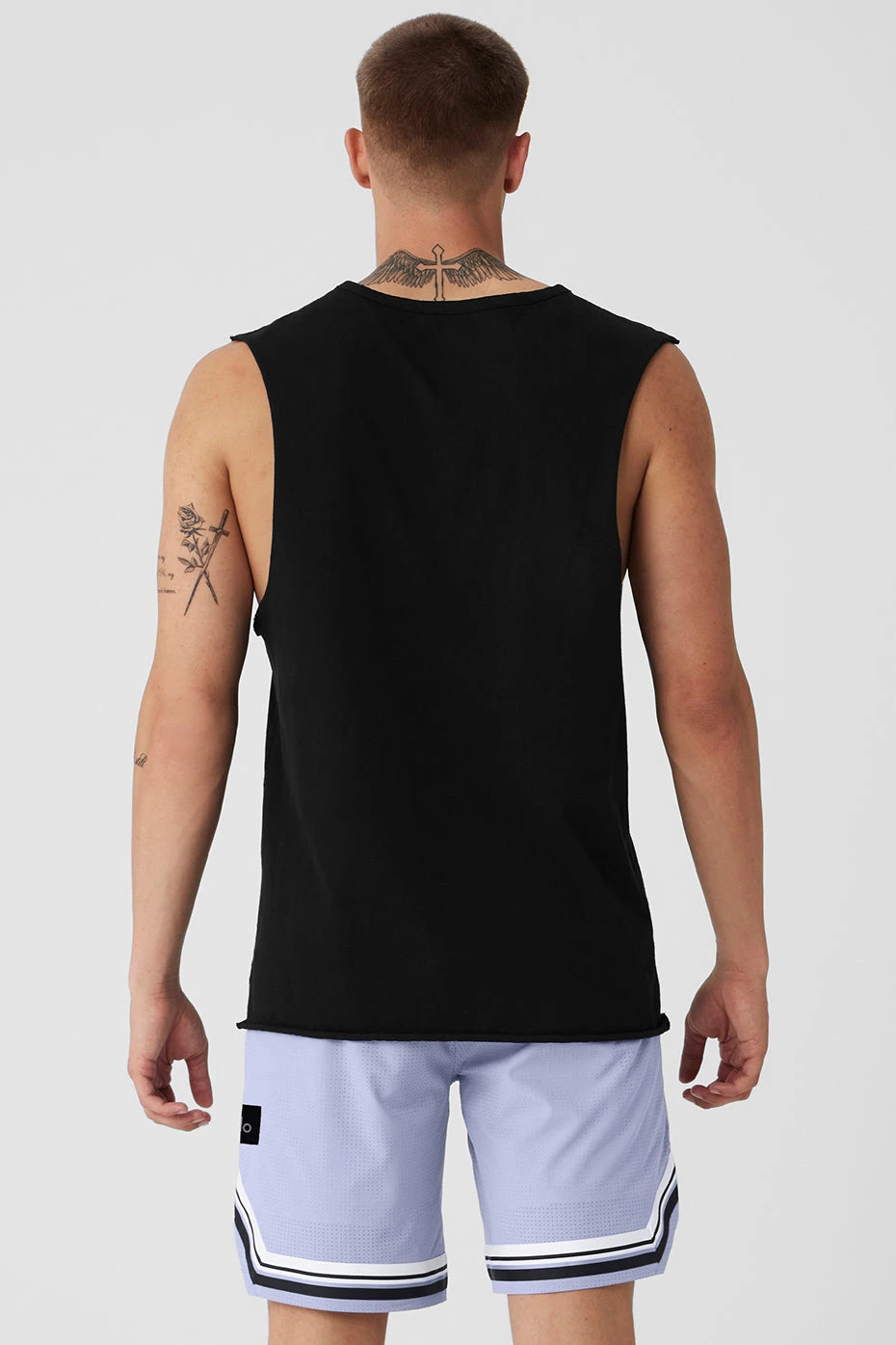 Society Raw Edge Tank - Black 4 Society Raw Edge Tank - Black - Image 2