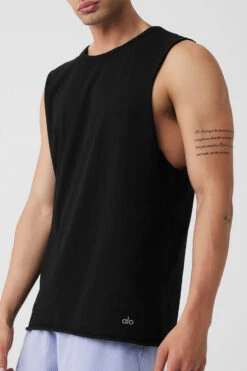 Society Raw Edge Tank - Black 9 Society Raw Edge Tank - Black -ALO ACTIVEWEAR SALE M2069R 01 b1 s3 a4 1 m108 3e227272 e850 4b81 b1af 824e62590df6