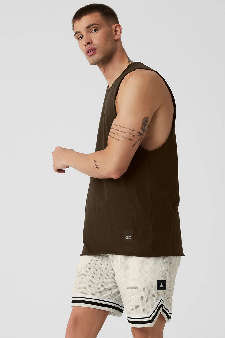 Society Raw Edge Tank - Espresso 4 Society Raw Edge Tank - Espresso - Image 2