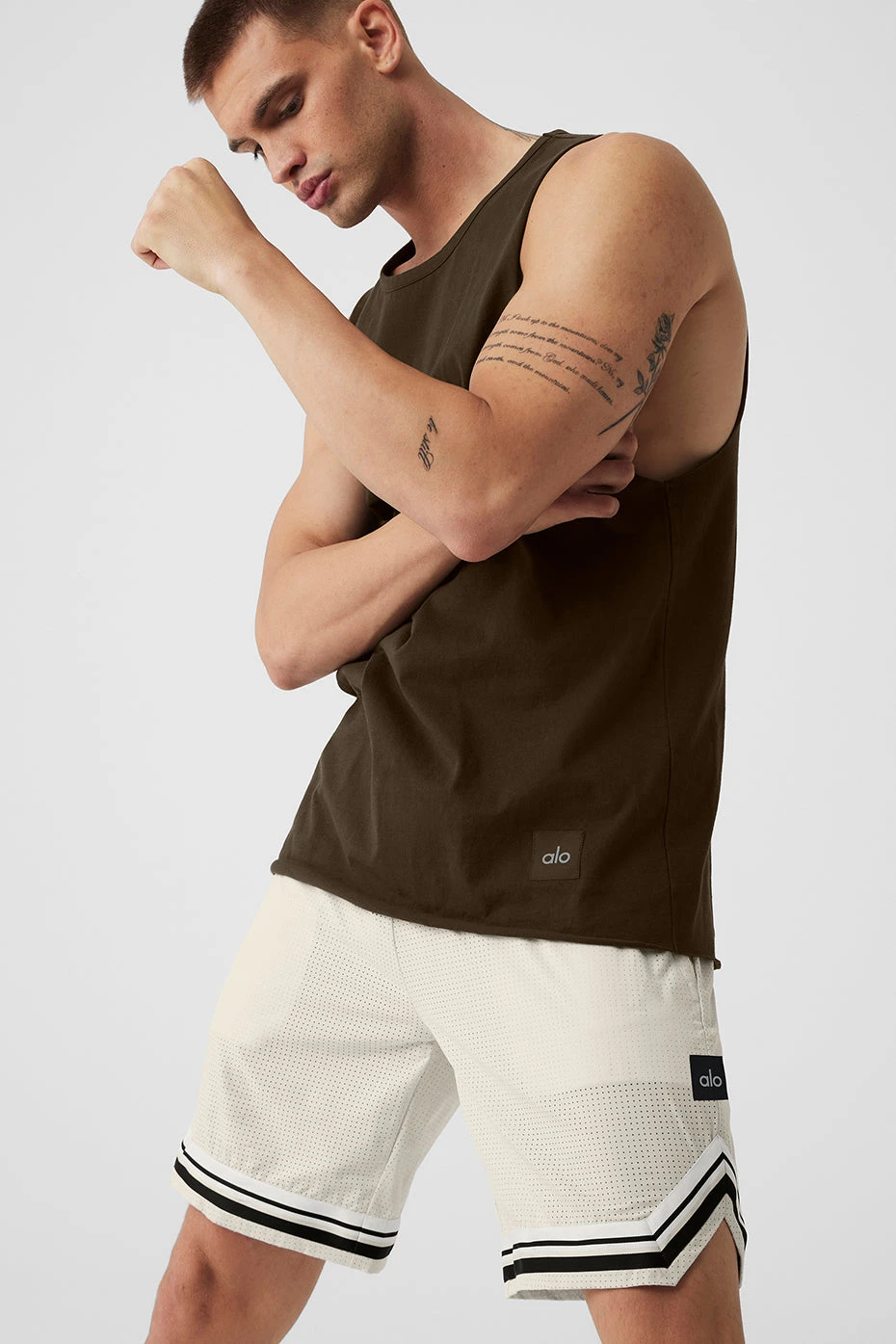 Society Raw Edge Tank - Espresso 5 Society Raw Edge Tank - Espresso - Image 3