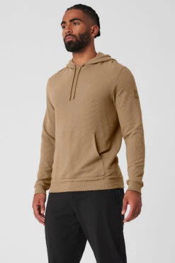 Micro Waffle Fast Break Hoodie - Gravel 8 Micro Waffle Fast Break Hoodie - Gravel -ALO ACTIVEWEAR SALE M3164R 01347 b1 s3 a2 1 m93