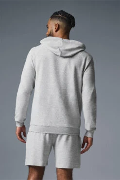 Micro Waffle Fast Break Hoodie - Athletic Heather Grey 10 Micro Waffle Fast Break Hoodie - Athletic Heather Grey -ALO ACTIVEWEAR SALE M3164R 02910 b1 s3 a2 1 m93