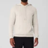Micro Waffle Fast Break Hoodie - Bone 1 Micro Waffle Fast Break Hoodie - Bone -ALO ACTIVEWEAR SALE M3164R 03040 b1 s3 a1 1 m93