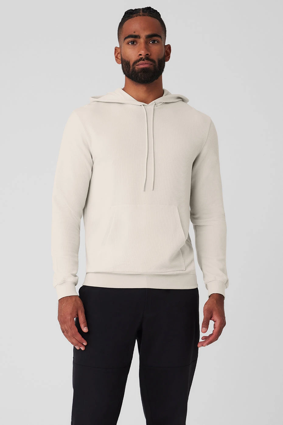 Micro Waffle Fast Break Hoodie - Bone 3 Micro Waffle Fast Break Hoodie - Bone
