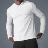 Conquer Reform Long Sleeve With Hood - White 2 Conquer Reform Long Sleeve With Hood - White -ALO ACTIVEWEAR SALE M3181R 00 b1 s1 a1 1 m221