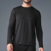 Conquer Reform Crewneck Long Sleeve - Black 1 Conquer Reform Crewneck Long Sleeve - Black -ALO ACTIVEWEAR SALE M3181R 01 b1 s1 a1 1 m226
