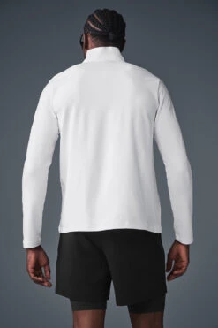 Conquer 1/4 Zip Reform Long Sleeve - White -ALO ACTIVEWEAR SALE M3193R 00 b1 s1 a2 1 m221