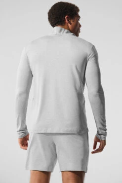 Conquer 1/4 Zip Reform Long Sleeve - Athletic Heather Grey 8 Conquer 1/4 Zip Reform Long Sleeve - Athletic Heather Grey -ALO ACTIVEWEAR SALE M3193R 02910 b1 s1 a2 1 m198