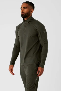 Conquer 1/4 Zip Reform Long Sleeve - Stealth Green 8 Conquer 1/4 Zip Reform Long Sleeve - Stealth Green -ALO ACTIVEWEAR SALE M3193R 04672 b1 s3 a2 1 m93